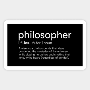 Philosopher definition Magnet